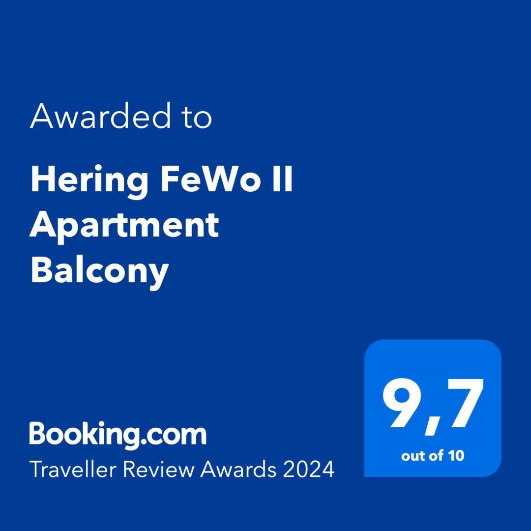 Hering Fewo II Apartment Balcony Вик Экстерьер фото